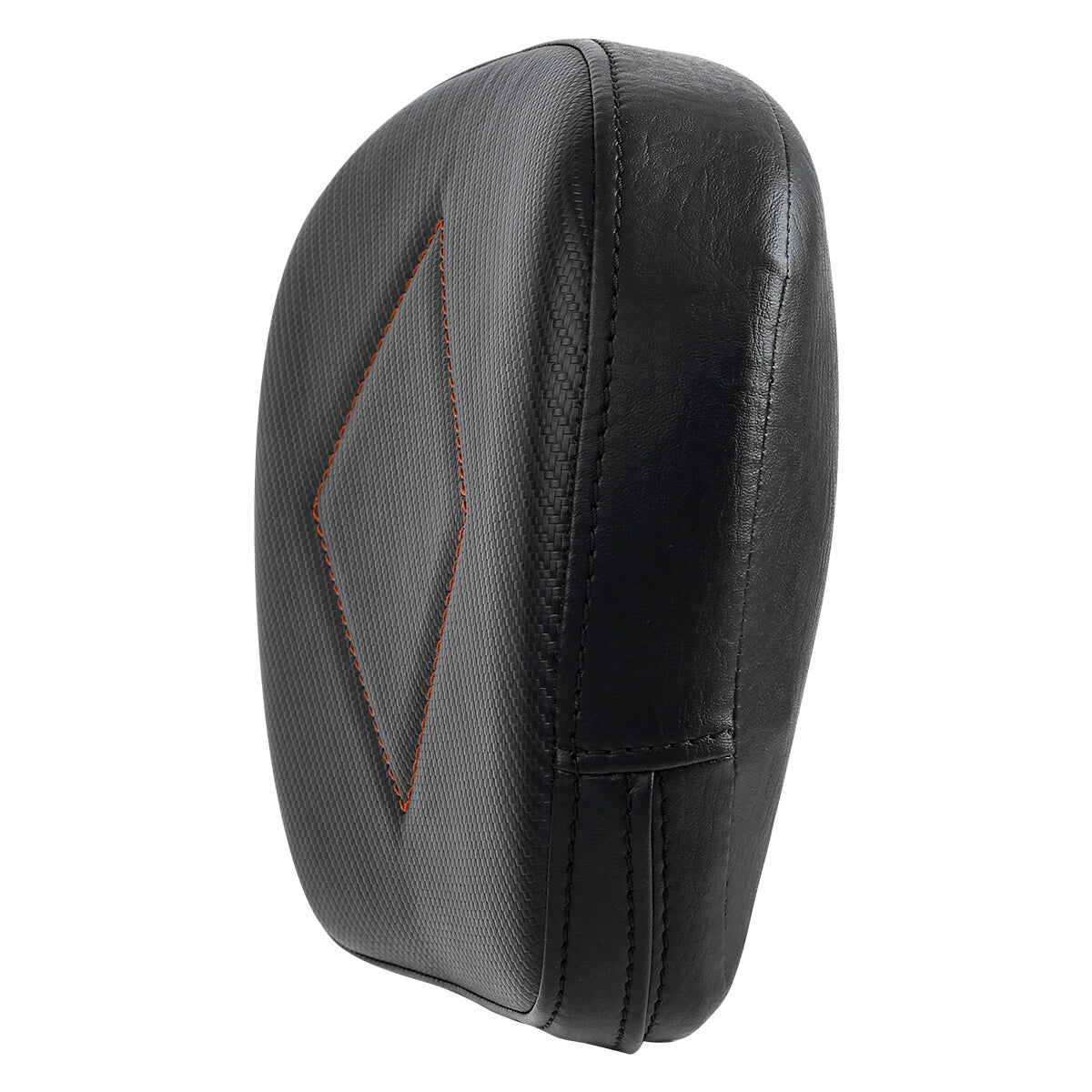 Black Rear Passenger Backrest Pad for Harley Touring Road Electra Glide (2009-2023)