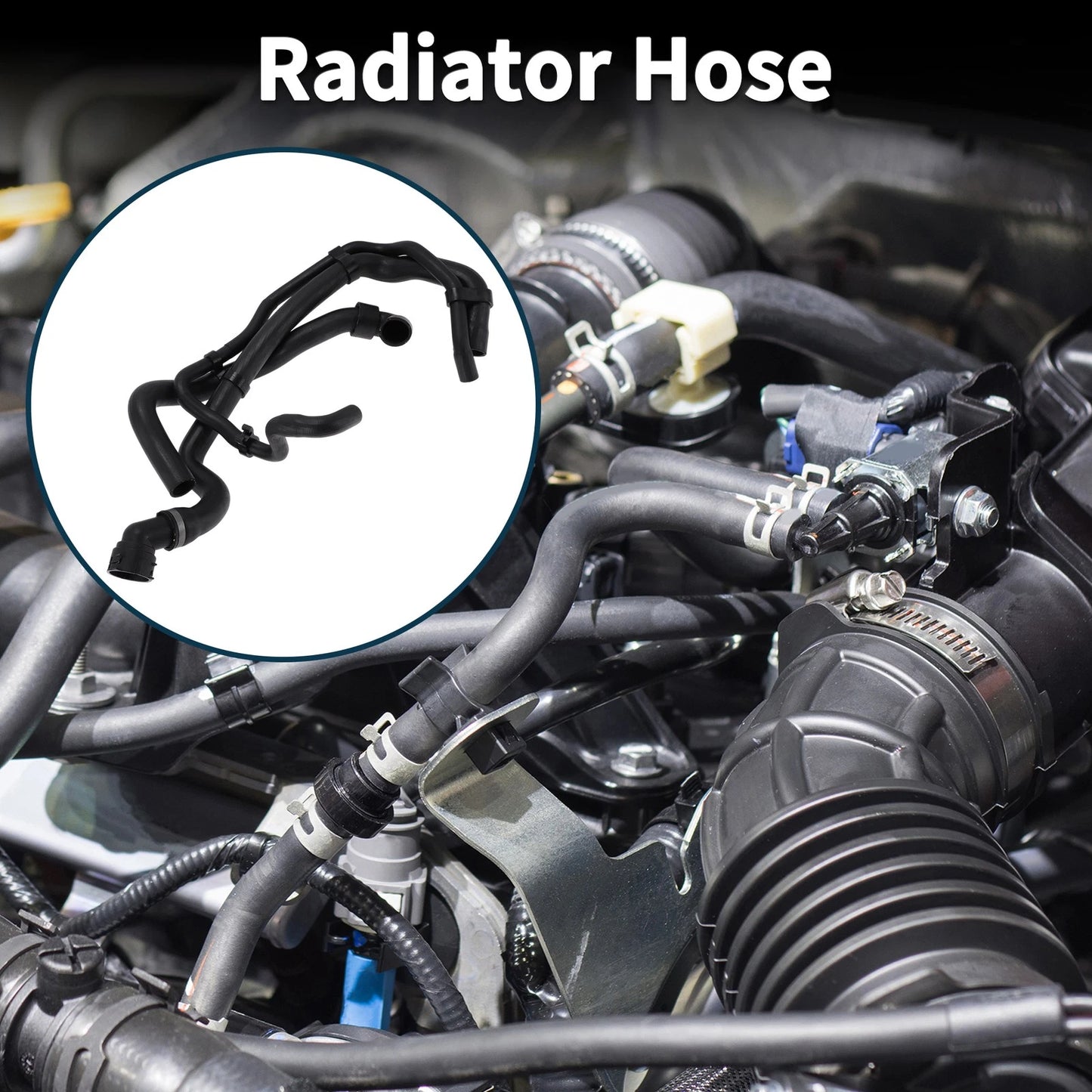 Radiator Hose Rubber Water Pipe for Porsche Cayenne (2010-2017)