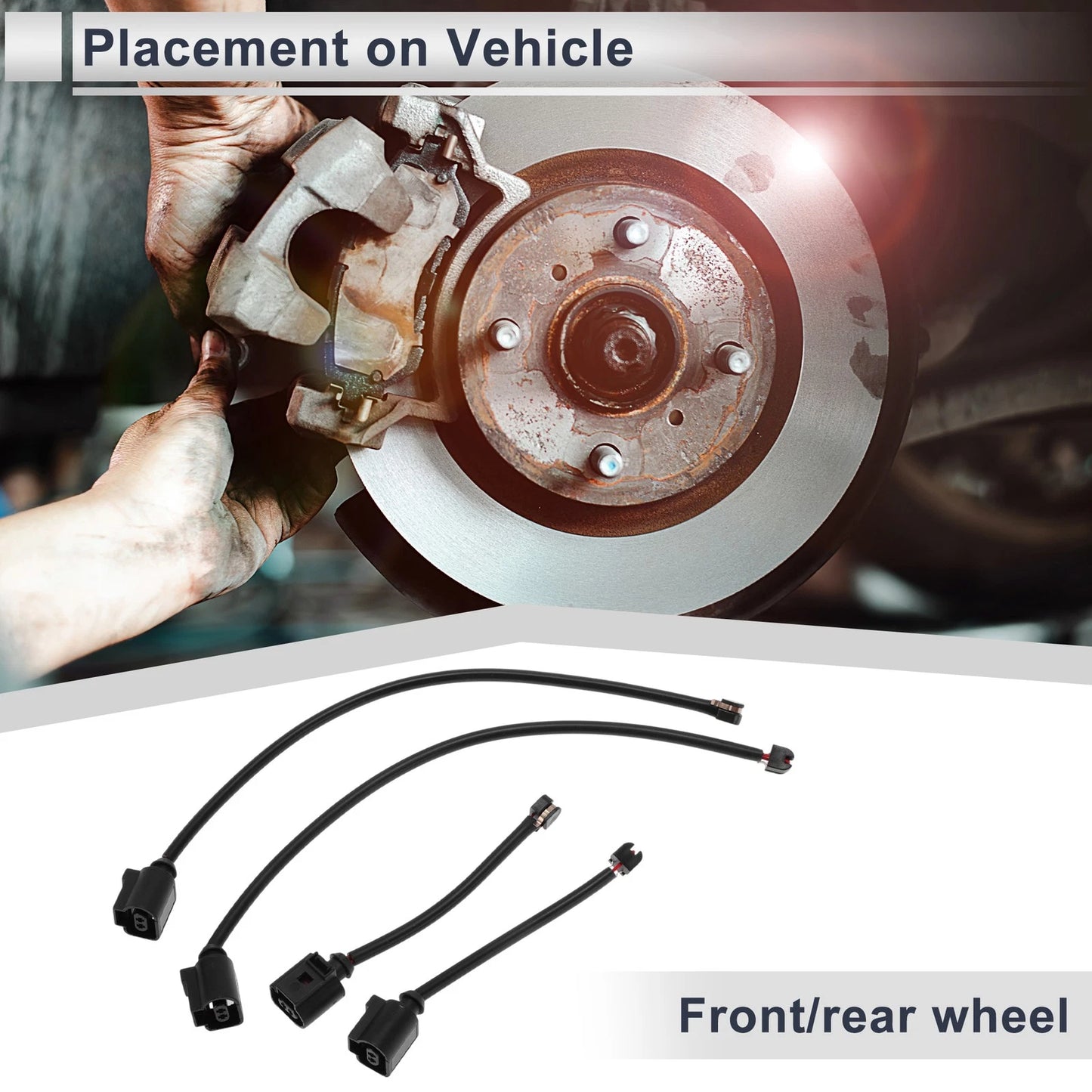 Front Wheel Brake Pad Wear Sensor for Porsche Cayenne (2003-2010)