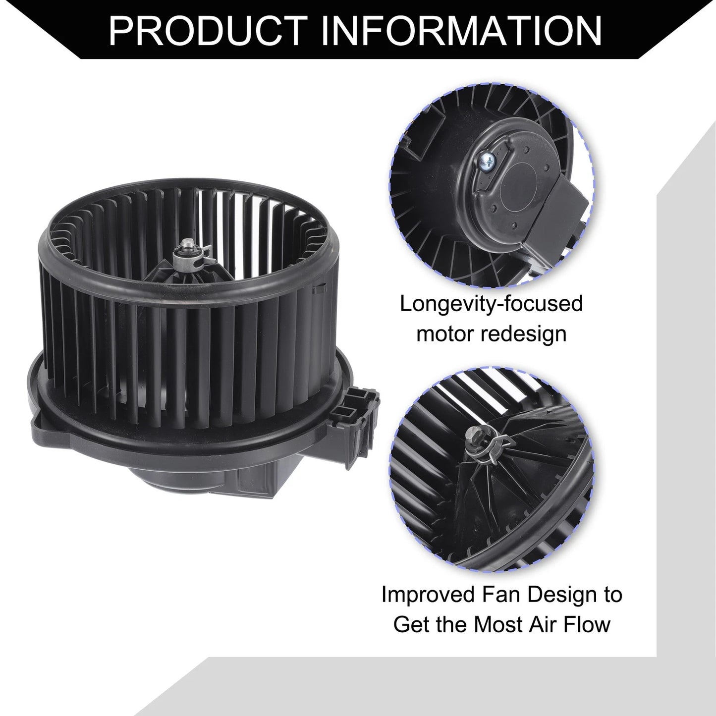 HVAC Heater Blower Motor Assembly for Honda Civic, Accord, CR-V (2001-2005)