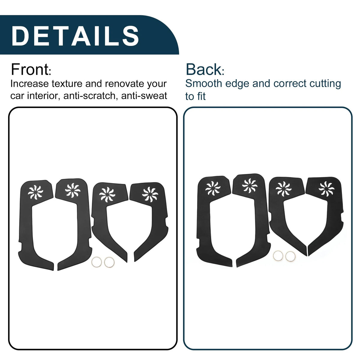 Anti Kick Pad Sticker Protector for Infiniti QX80 (2018-2021)