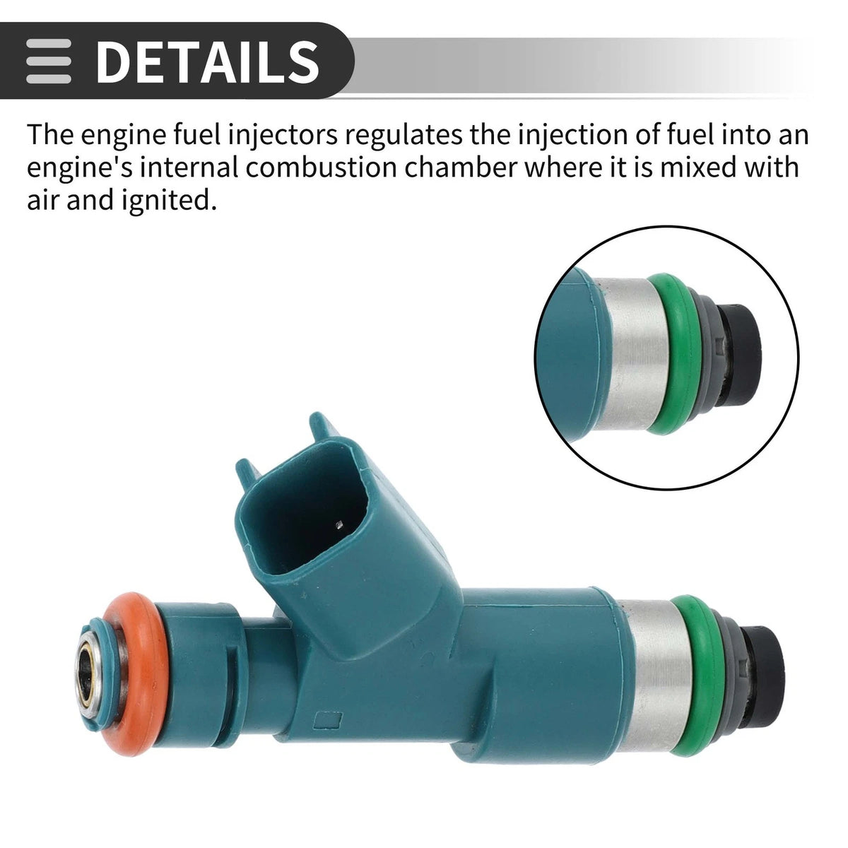 Fuel Injector No.LR001982 for Land Rover LR2 HSE (2008-2012) 1 Pc