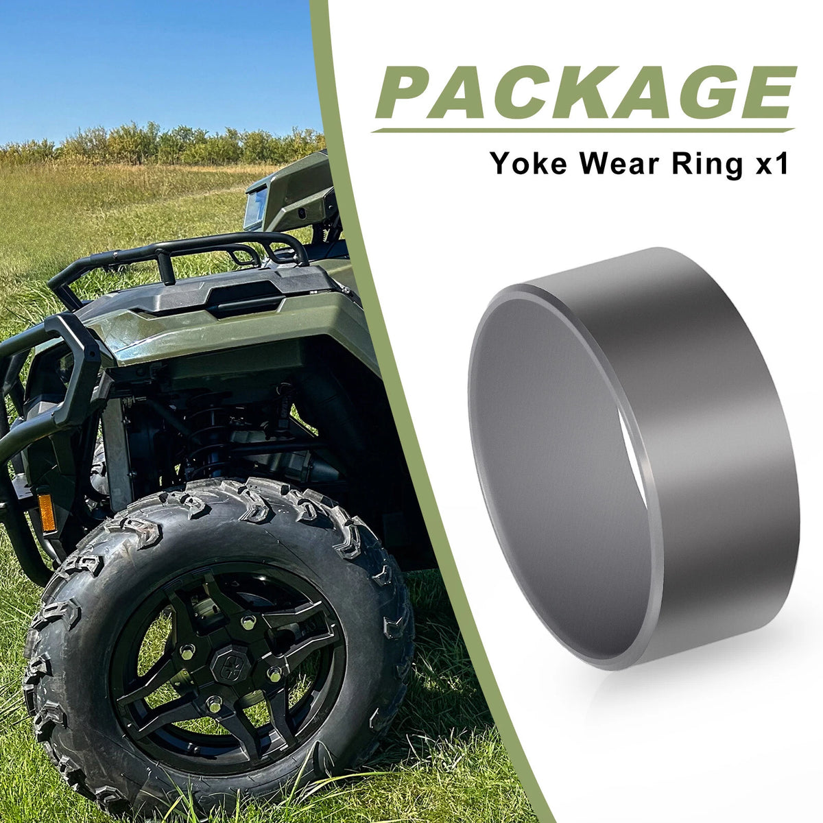 Front Rear Prop Yoke Wear Ring for Can-Am Renegade/Outlander 2017-2023
