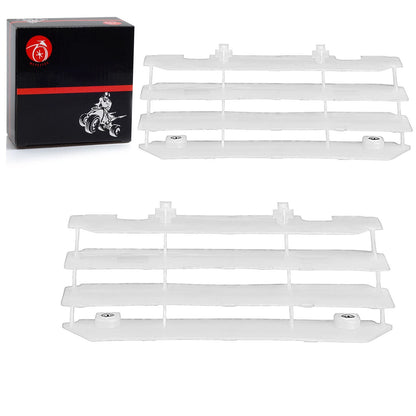 Radiator Louvers Guards for Kawasaki KX125/KX250 1997-2004 White
