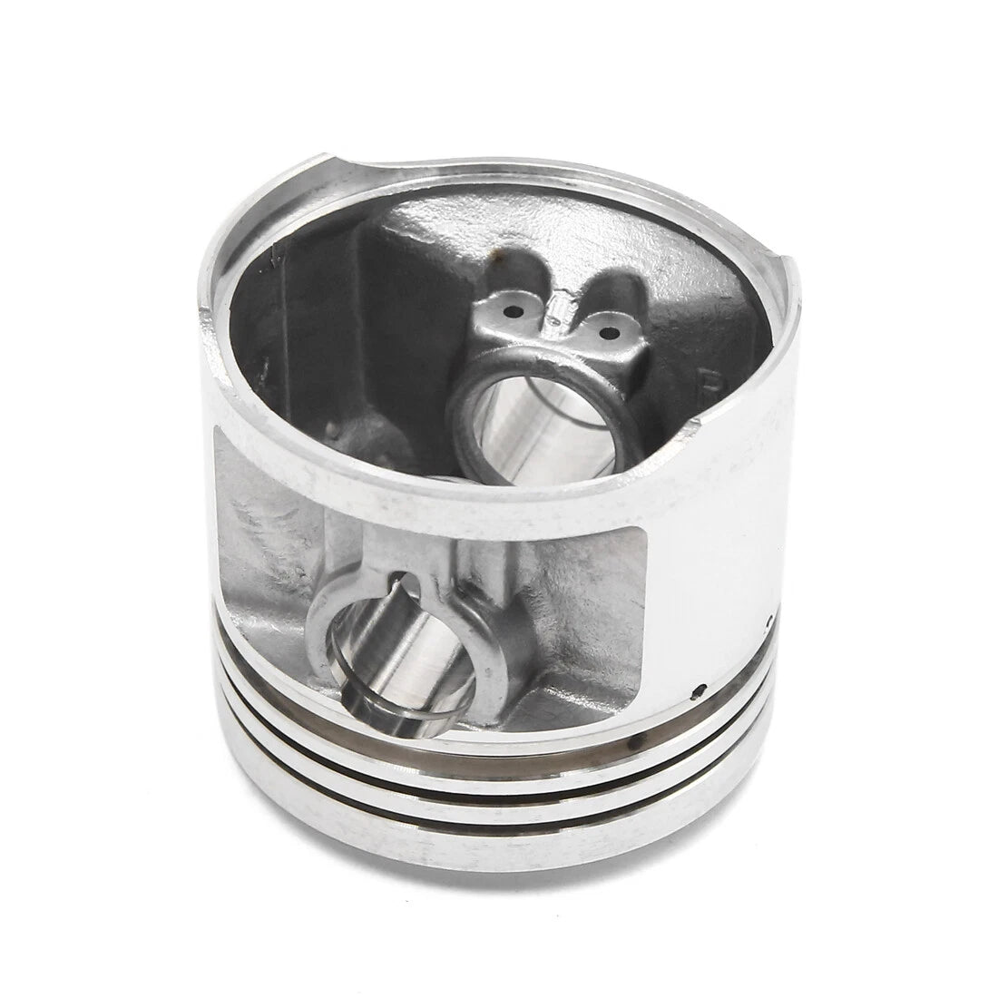 56mm Silver Tone Metal Motorcycle Engine Piston Rings for Honda CG125 (2000-2023)