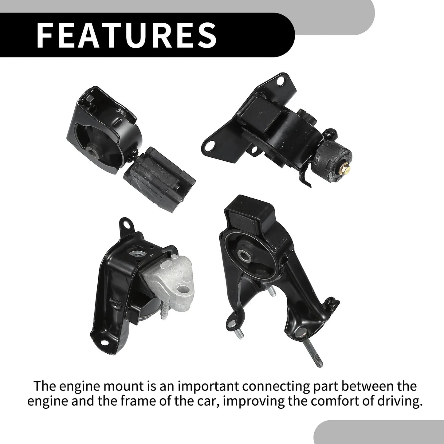 Engine Motor Mount Set for Toyota Corolla (2003-2008)