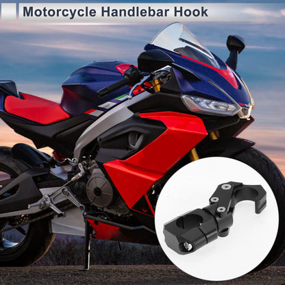 Rectangle Alloy / Motorcycle Hanging Hook / Hexagon Wrench 1 Set Black