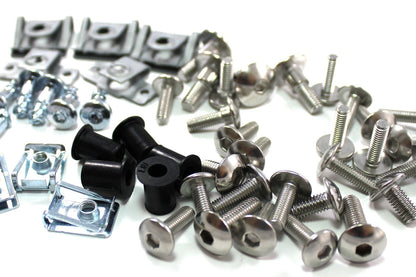 2 x Fork Head Bolts Stainless Dzus Fasteners for Suzuki VJ21 (1988–1990)