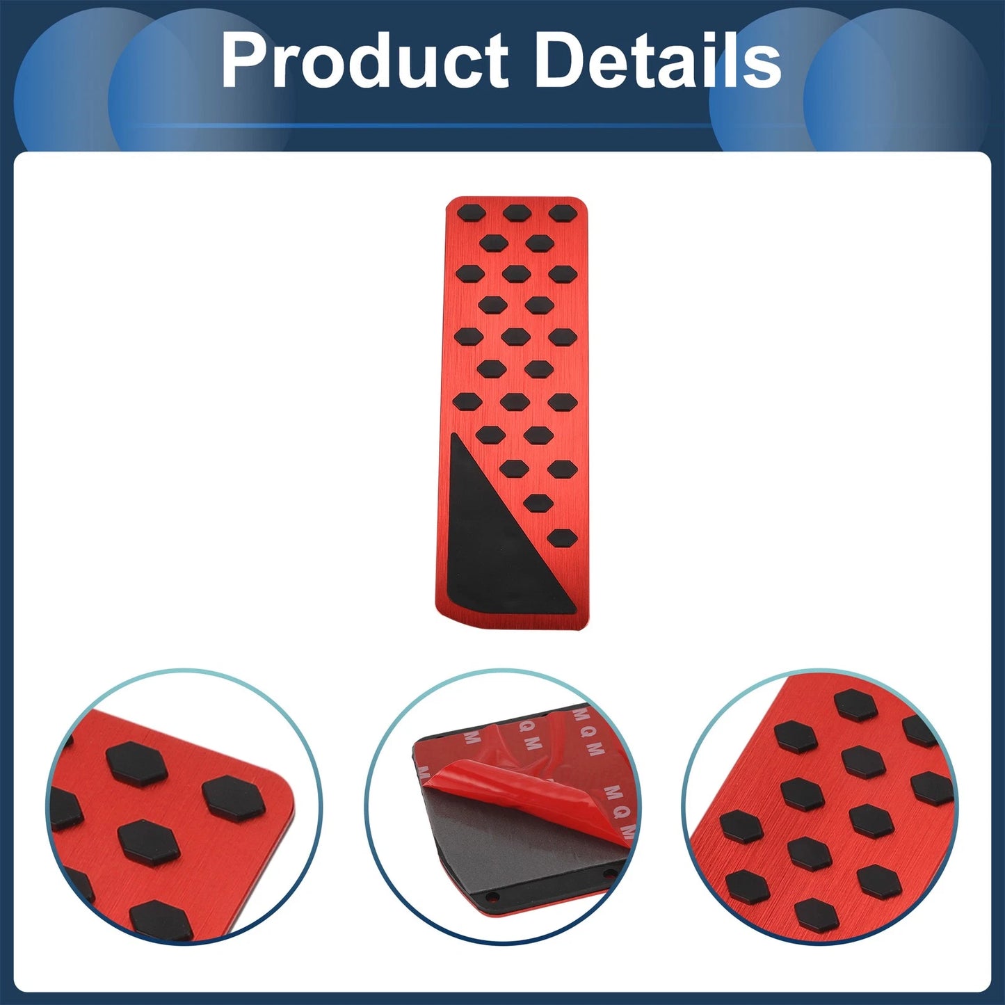 Footrest Pedal Cover for Jeep Grand Cherokee 2022-2025 Aluminum Alloy Red