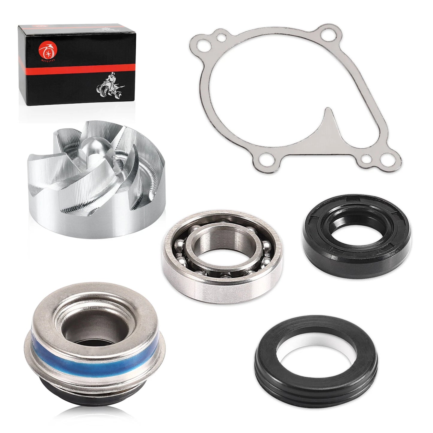 Water Pump Seal Gasket Impeller for Kawasaki Prairie 650/700, Brute Force 650/750