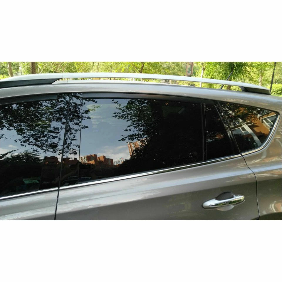 8pcs Window Pillar Posts Trim Cover Molding for Toyota RAV4 (2013–2018)