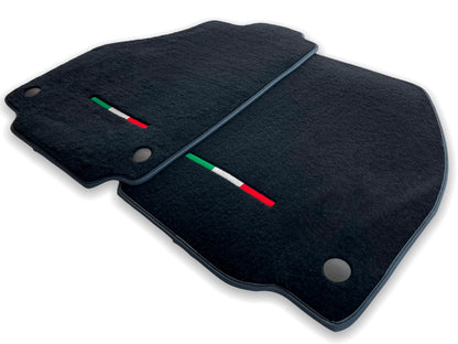 Floor Mats for Ferrari 458 Spider Black Tailored Carpets Set (2010-2015)
