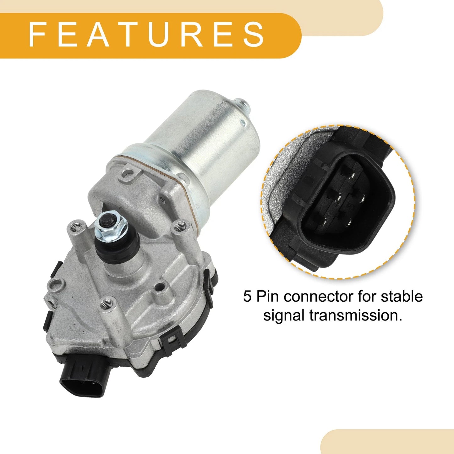 Windshield Wiper Motor for Lexus NX, Toyota Corolla, RAV4 (2015-2023)