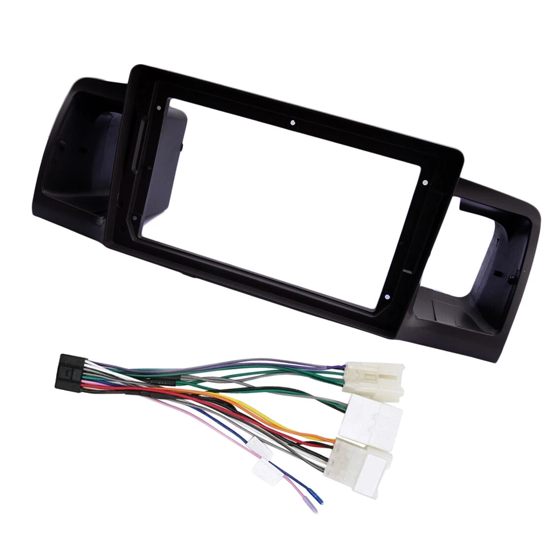 9" Stereo Radio Fascia Panel Frame w/ Harness for Toyota Corolla (2007-2012)