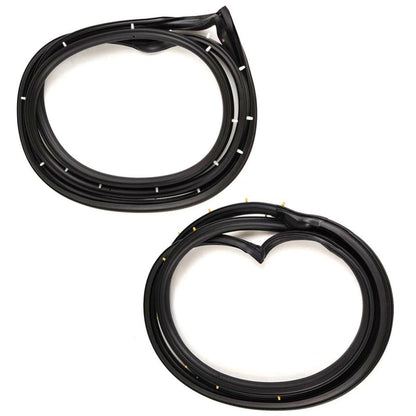 Door Rubber Weatherstrip FL+FR Fits Mitsubishi Lancer E-CAR CB2 4D Sedan 1992-96