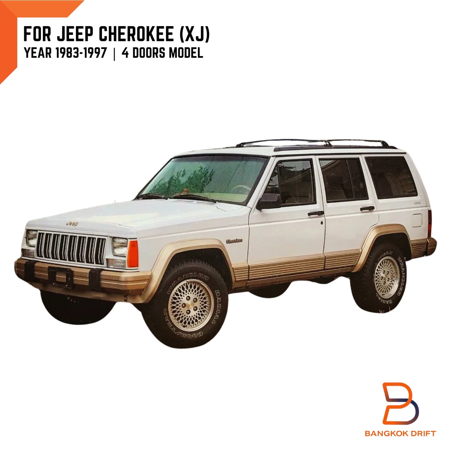6 x Fender Flares Wheel Arch for Jeep Cherokee XJ (1983-1997)