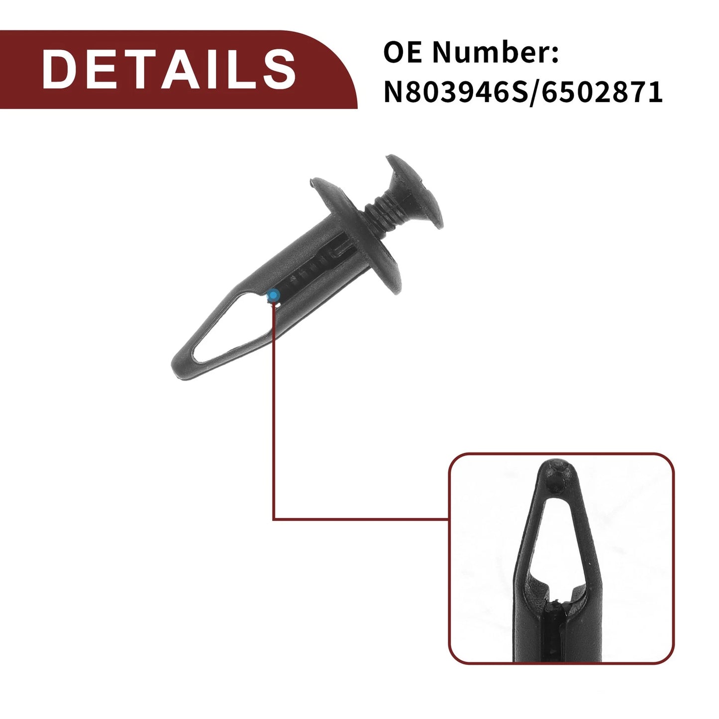 30 x Front Fender Skirt Clip for Chrysler 200 (2011-2014) & Pacifica