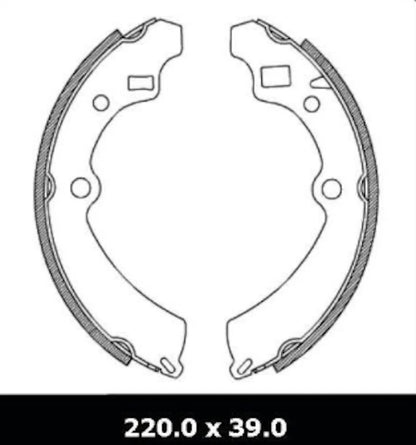 Rear Brake Shoe / Drum Spring Hardware for Suzuki Sierra SJ413