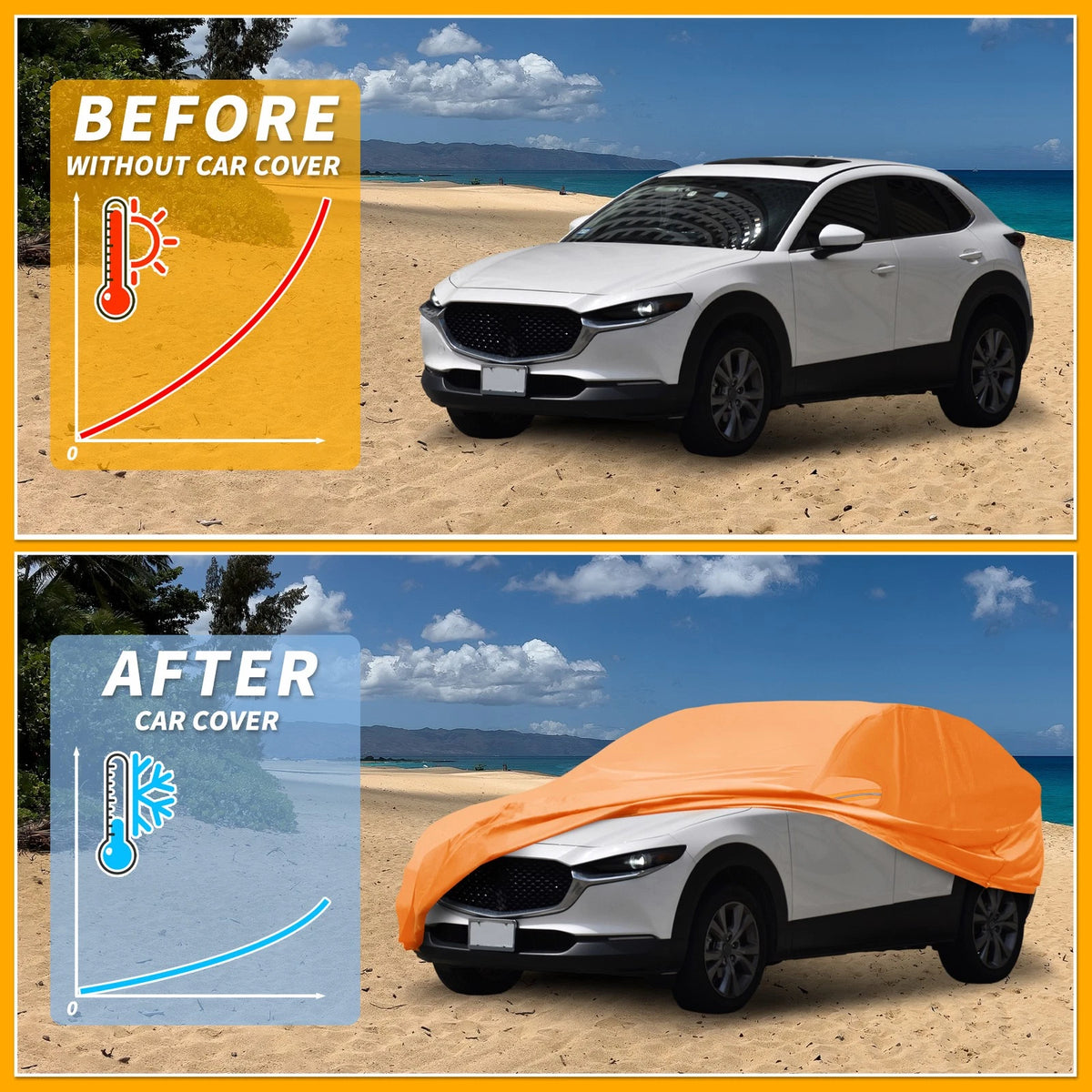Waterproof All Weather Car Cover for Mazda CX-30 (2020-2023)