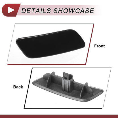 Front Right Washer Nozzle Cover for Lexus GS200t (2016-2019) Black 1 x Pcs