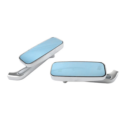 Chrome Rearview Side Mirrors for Harley, Honda, Kawasaki, Suzuki