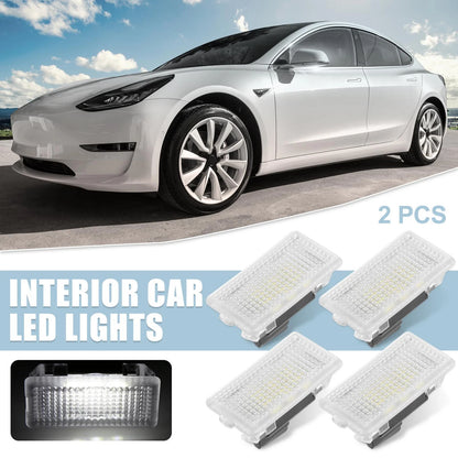 4 x Interior LED Footwell Lights for Tesla Model 3/Y/S/X (2017-2023)