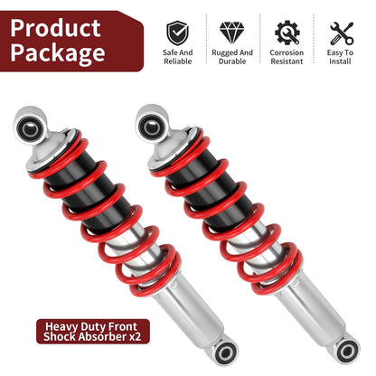Front Shocks Absorber 2Pcs for Honda Sportrax TRX250EX/TRX250X (2001-2009)