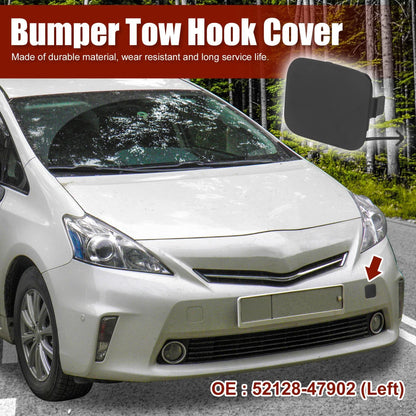 Front Left Bumper Tow Hook Cover for Toyota Prius V (2012-2014)