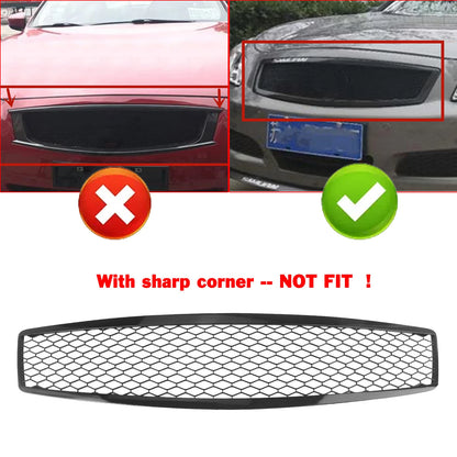1x Front Grille Mesh for Infiniti G35 G37 (2007-2009) Gloss Black