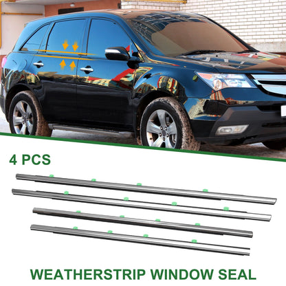 4 x Weatherstrip Window Seal for Acura MDX (2014-2020)