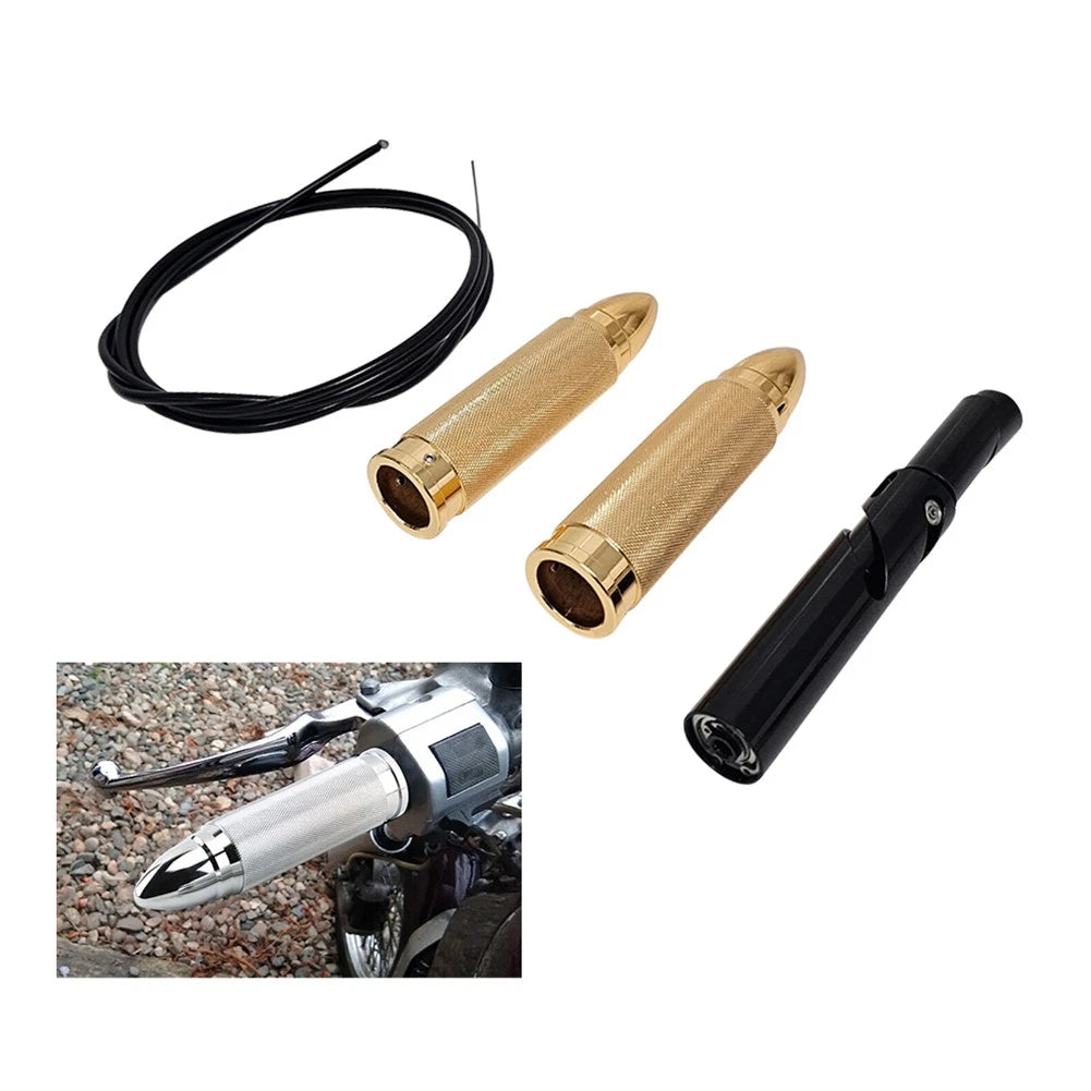 1" Motorcycle Grip Internal Throttle Assembly for Harley Chopper Bobber (2000-2023)