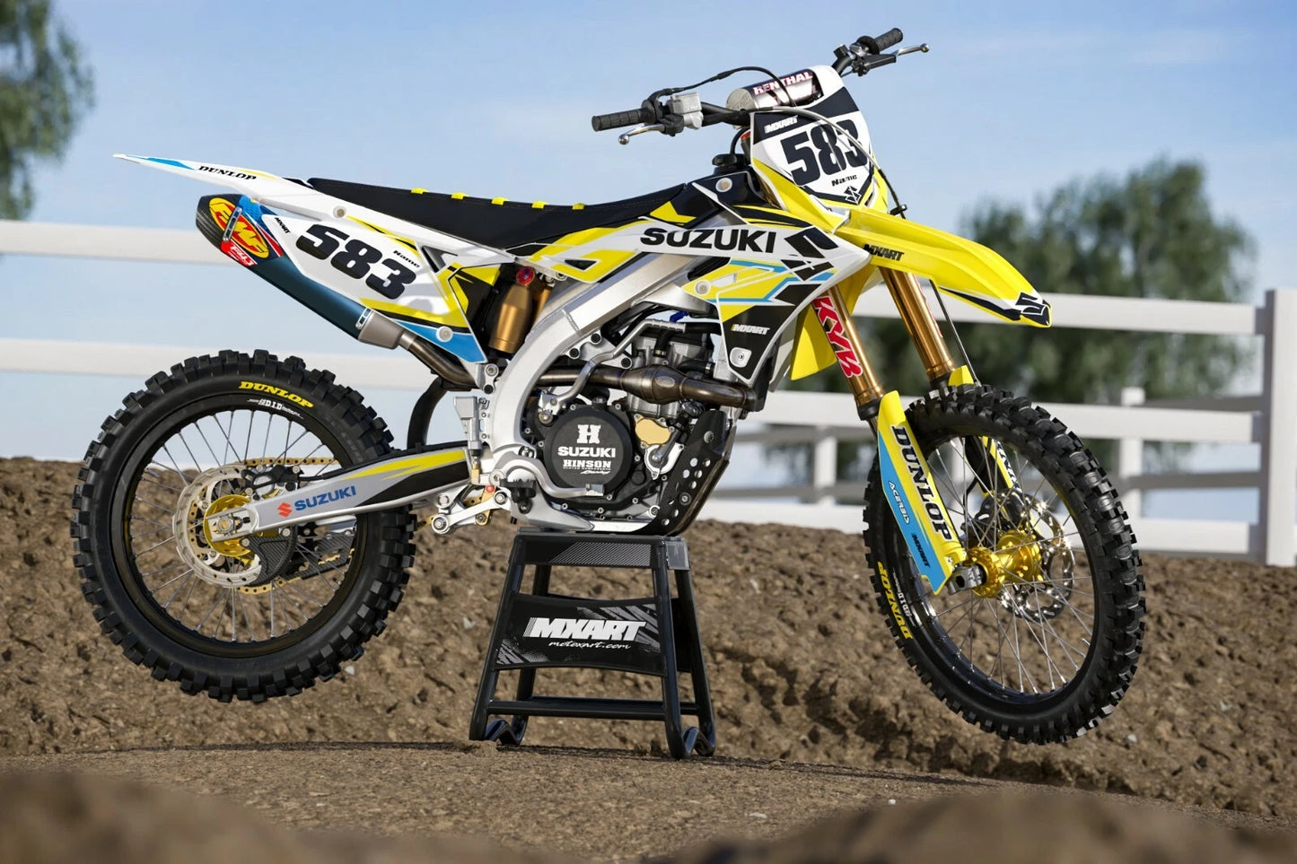 Custom Graphics Kit ULTRA for Suzuki DRZ 110 (2000-2019) Decals