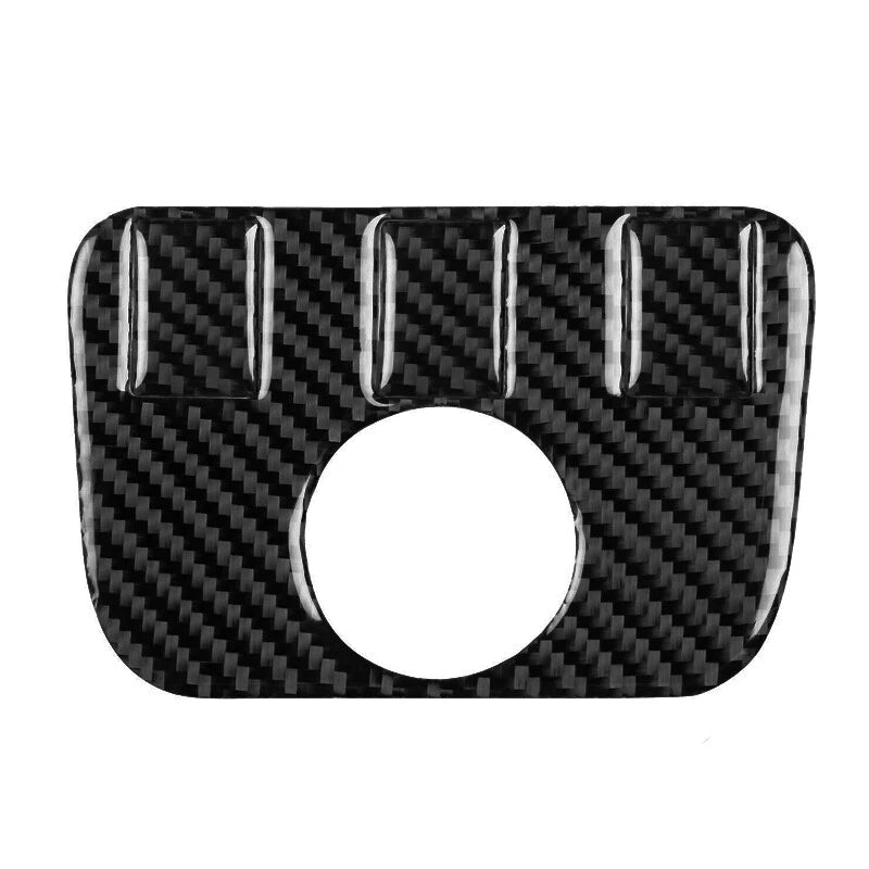 Carbon Fiber Rear Console Seat USB Panel Cover Trim for Dodge Charger (2015-2022)