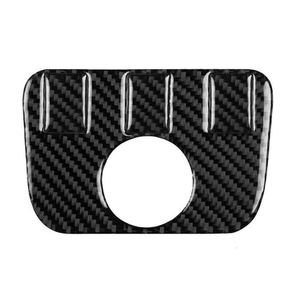 Carbon Fiber Rear Console Seat USB Panel Cover Trim for Dodge Charger (2015-2022)