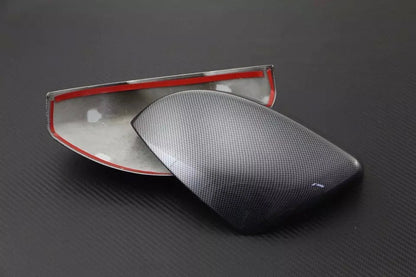 Rearview Mirror Cover Trim for Land Rover Discovery Sport 2015-2019 Carbon Fiber