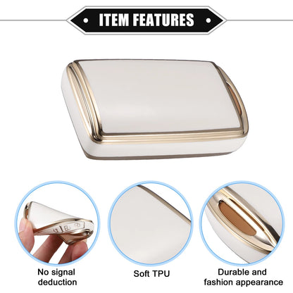 3 x Button Key Fob Cover for Mazda CX-5, CX-30, CX-9, 3 Hatchback (2012-2023)