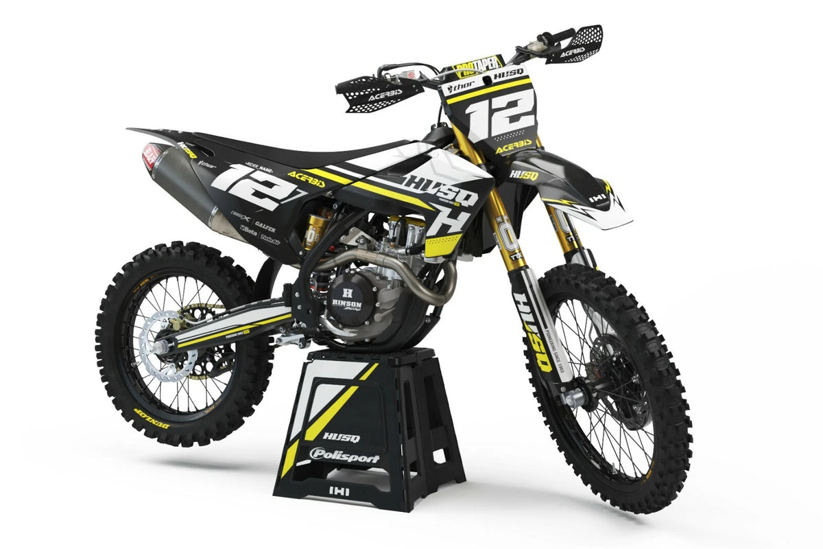 Husqvarna TC 125 Graphics Kit Decal Stickers HERO Style (2023-2024)