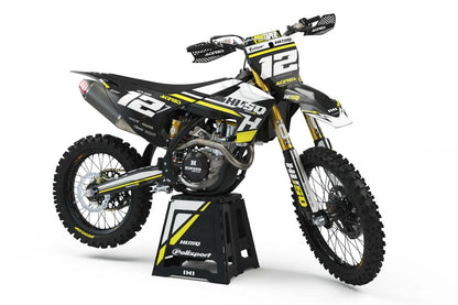 Husqvarna TC 125 Graphics Kit Decal Stickers HERO Style (2023-2024)