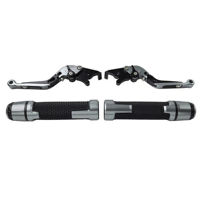 Titan Extendable Brake Clutch Levers Grips Set for Suzuki GSX1400 (2001-2008)