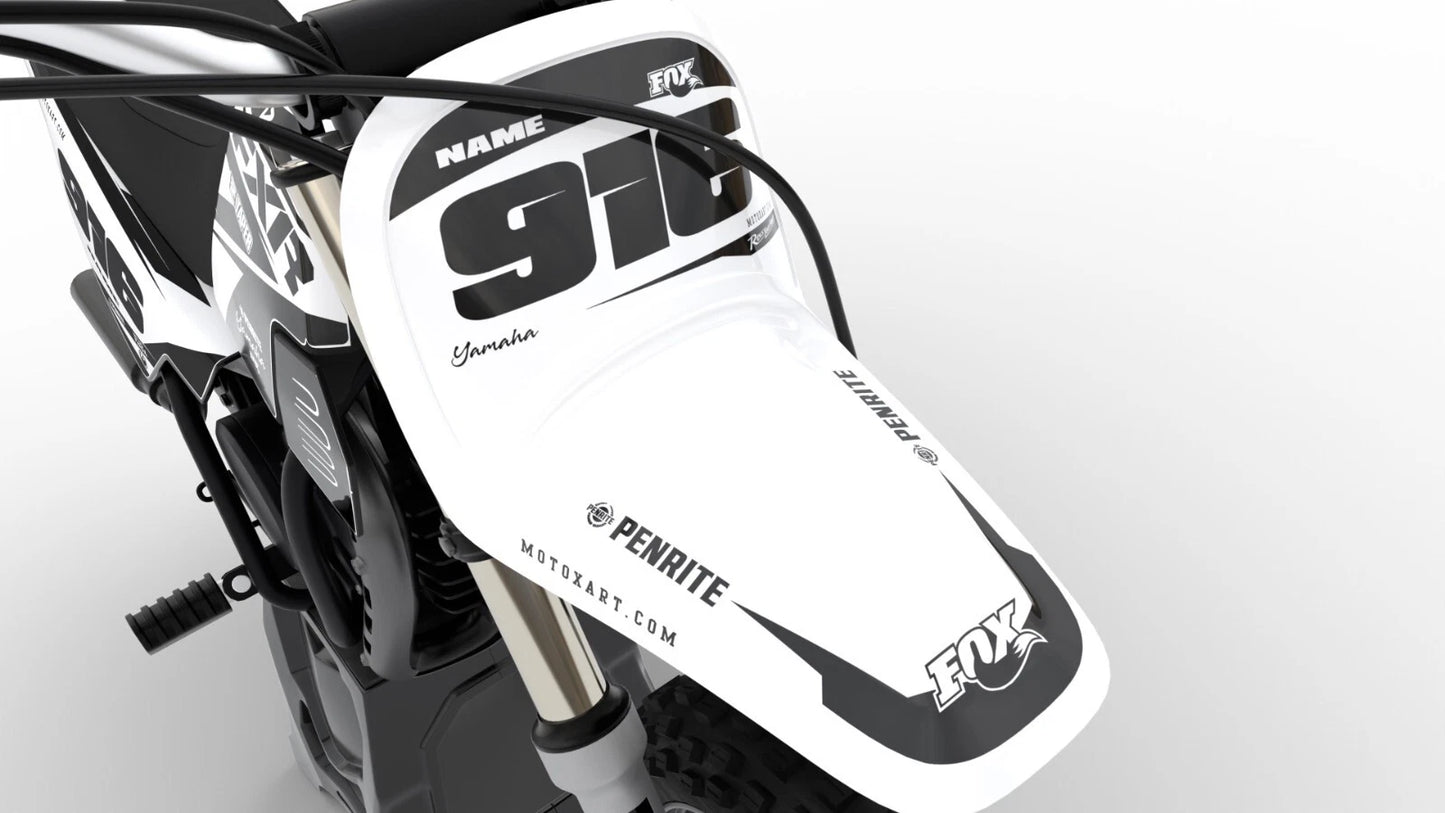 Yamaha PW 50 Pee Wee 50 BURN STYLE Decal Sticker Kit