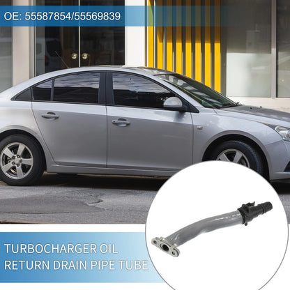 Turbocharger Oil Return Drain Pipe Tube for Chevy Cruze/Sonic/Trax