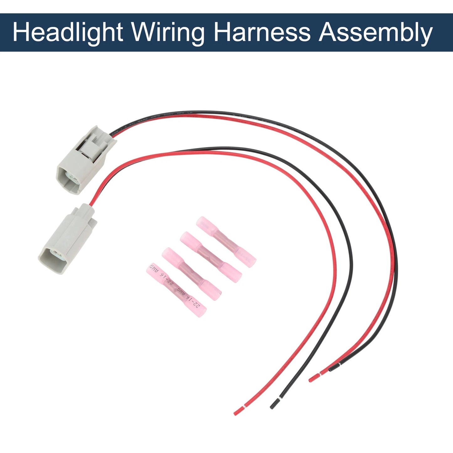 Headlight Wiring Harness Assembly 1 Set for Chevy Cruze (2011 - 2019)