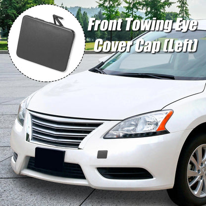 Gray Front Bumper Tow Hook Eye Cover for Nissan Sentra (2013-2015)