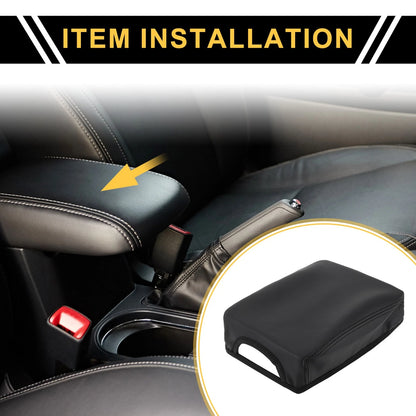 Console Lid Armrest Cover for Toyota Tacoma (2016-2020) Anti-Scratch Black