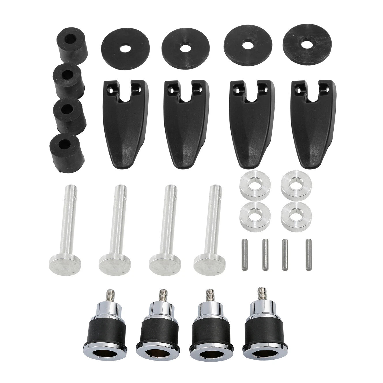 Quick Release Saddlebag Backrest Spools for Indian Chieftain (2014-2024)