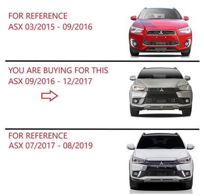 Front Bar Grille With Fog Light Mount Right Side for Mitsubishi ASX (2010–2017)