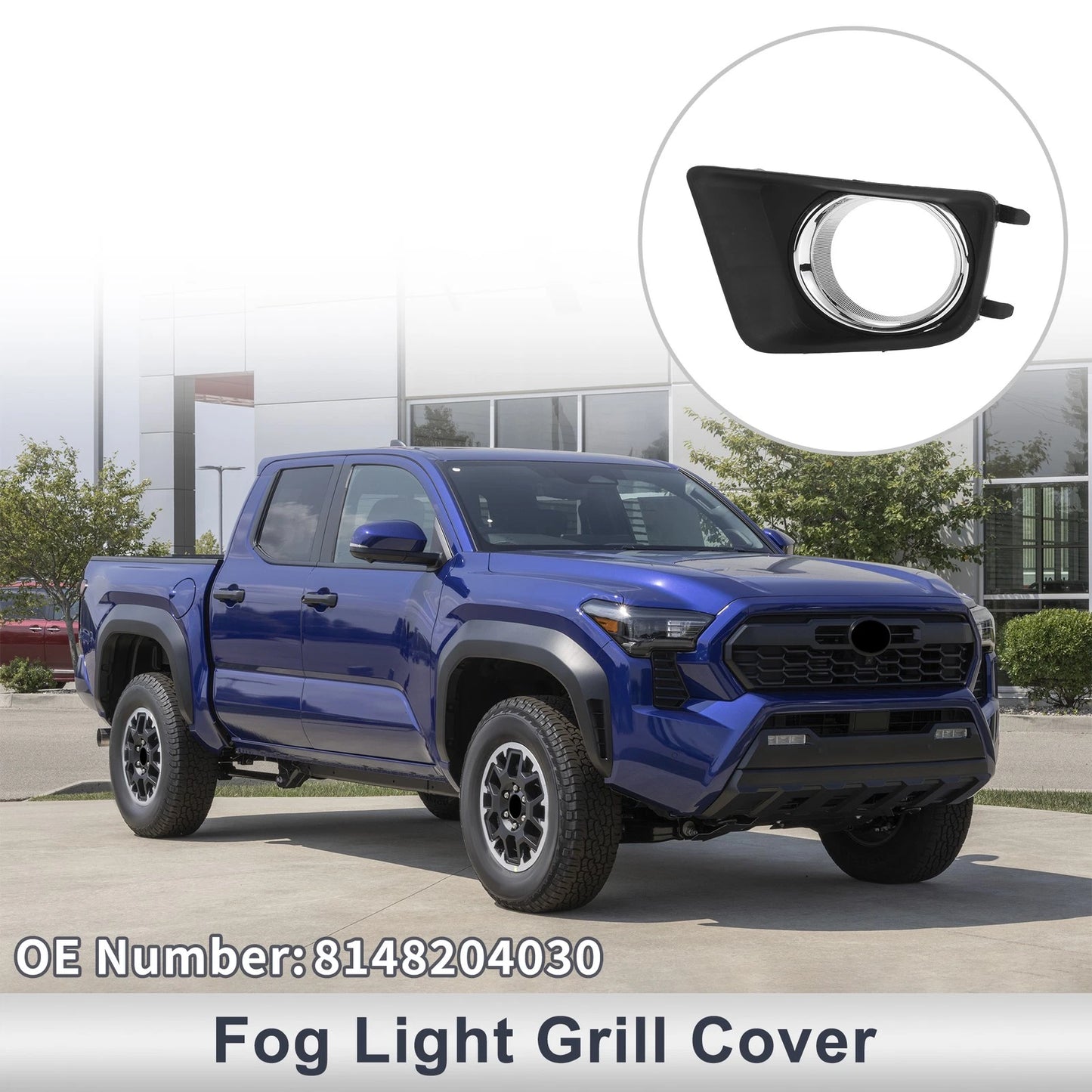 Front Left Fog Light Grill for Toyota Tacoma (2012-2015)