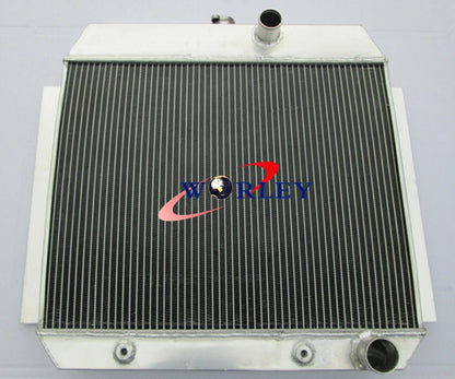 3 Row Aluminum Radiator + Fan for Chevy 1951-1954