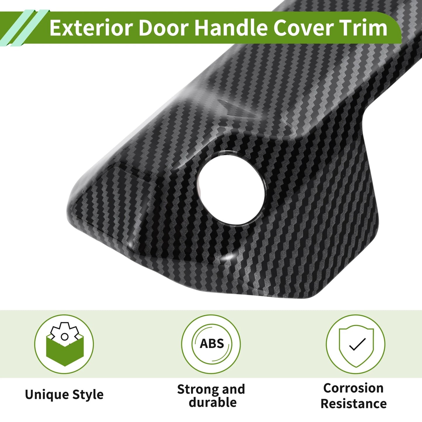 Exterior Door Handle Cover Trim for Toyota Tundra (2022-2025) ABS 1 Pc