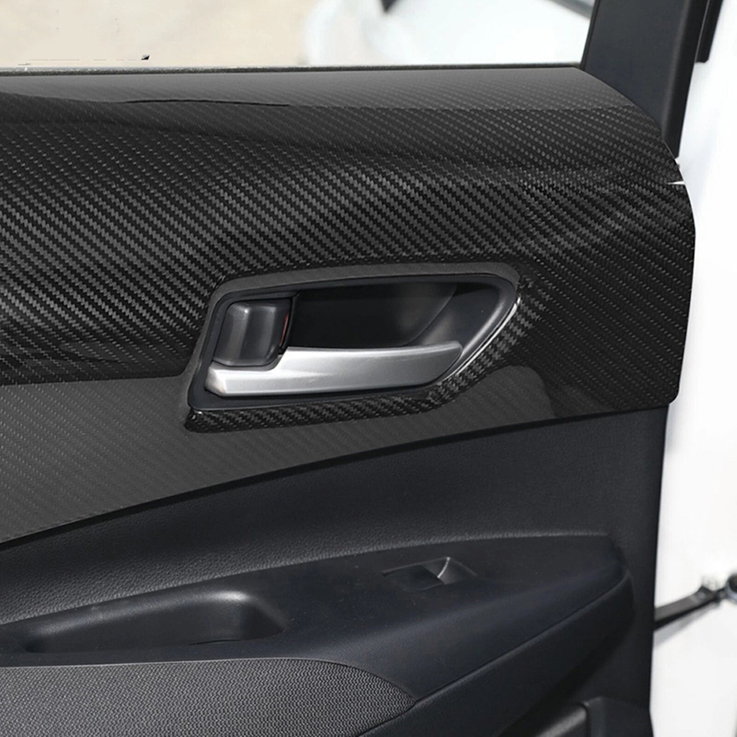 2 x Inner Rear Door Panel Covers for Toyota GR Corolla (2023-2025) Dry Carbon Fiber